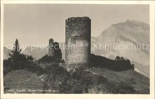 Bad Ragaz Ruine Freudenberg Kat. Bad Ragaz