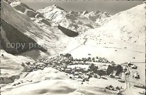 Andermatt gegen Hospental und Furka Kat. Andermatt