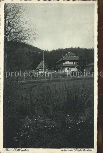 Bad Gottleuba Berggiesshuebel An der rodelbahn Kat. Bad Gottleuba Berggiesshuebel