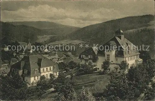 Bad Gottleuba Berggiesshuebel Heilstaette der LVA Sachsen Frauenhaeuser Kat. Bad Gottleuba Berggiesshuebel