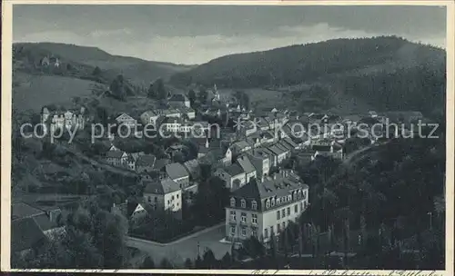 Bad Gottleuba Berggiesshuebel Blick von der Heilstaette Kat. Bad Gottleuba Berggiesshuebel