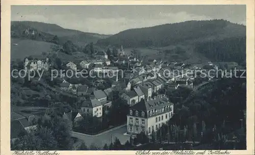 Bad Gottleuba Berggiesshuebel Blick von der Heilstaette Kat. Bad Gottleuba Berggiesshuebel