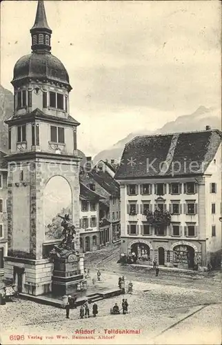 Altdorf UR Telldenkmal Kat. Altdorf UR