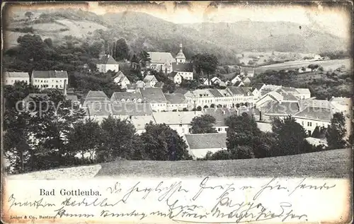 Bad Gottleuba Berggiesshuebel Stadtblick Kat. Bad Gottleuba Berggiesshuebel