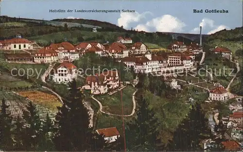 Bad Gottleuba Berggiesshuebel Heilstaette der LVA Sachsen Kat. Bad Gottleuba Berggiesshuebel