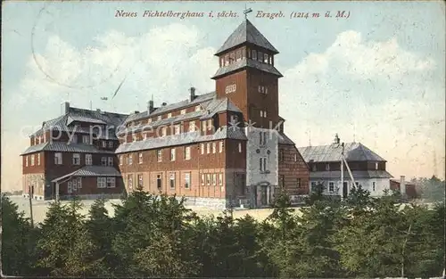 Oberwiesenthal Erzgebirge Neues Fichtelberghaus Kat. Oberwiesenthal