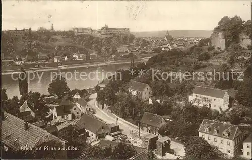 Pirna Stadtansicht Kat. Pirna