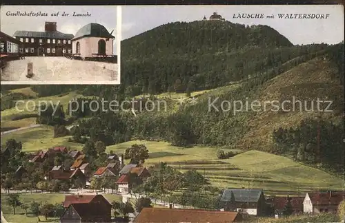 Waltersdorf Zittau Gesellschaftshaus auf der Lausche  Kat. Grossschoenau Sachsen