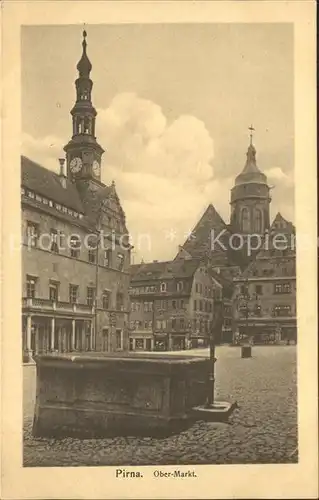 Pirna Ober Markt / Pirna /Saechsische Schweiz-Osterzgebirge LKR