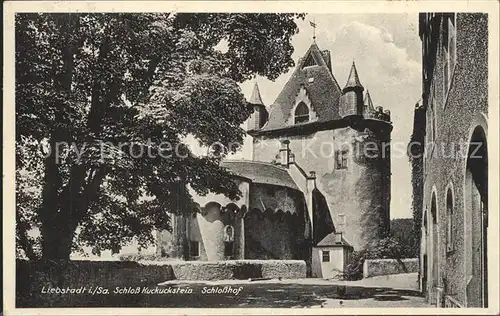 Liebstadt Schloss Kuckuckstein Schlosshof Kat. Liebstadt