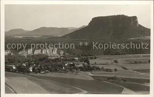 Weissig Struppen mit Liebenstein / Struppen /Saechsische Schweiz-Osterzgebirge LKR