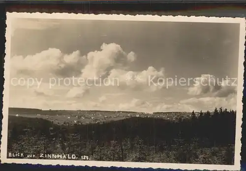 Zinnwald Georgenfeld Panorama Kat. Altenberg