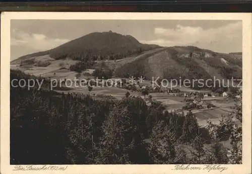 Lausche Blick vom Hofeberg Kat. Grossschoenau Sachsen