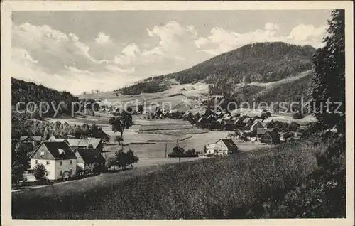 Waltersdorf Zittau mit der Lausche Kat. Grossschoenau Sachsen