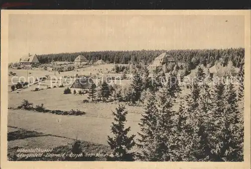 Zinnwald Georgenfeld Panorama Kat. Altenberg