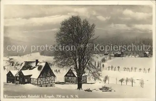 Rehefeld Zaunhaus Wintersportplatz Kat. Altenberg