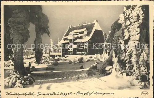 Zinnwald Georgenfeld Berghof Ausspanne Kat. Altenberg