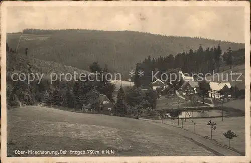 Hirschsprung Blick vom Buschhaus Kat. Altenberg