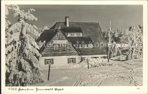 Zinnwald Georgenfeld FDGB  Ferienheim Kat. Altenberg