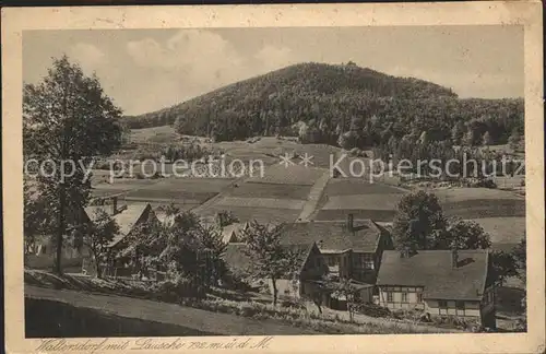 Waltersdorf Zittau Mit Lausche Kat. Grossschoenau Sachsen