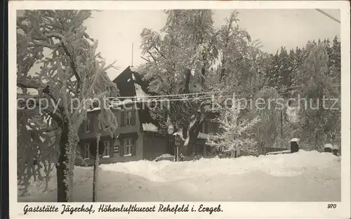 Rehefeld Zaunhaus Gaststaette Jaegerhof Kat. Altenberg