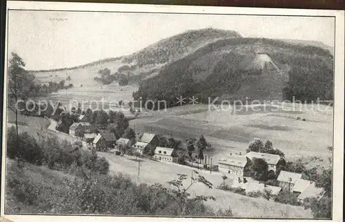 Lausche Blick vom Butterberge Kat. Grossschoenau Sachsen