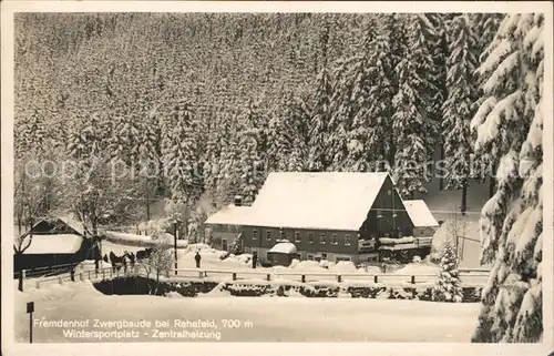 Rehefeld Zaunhaus Fremdenhof Zwergbaude Kat. Altenberg