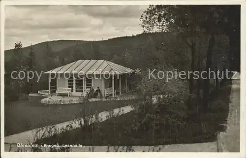 Baerenfels Erzgebirge Lesehalle Kat. Altenberg