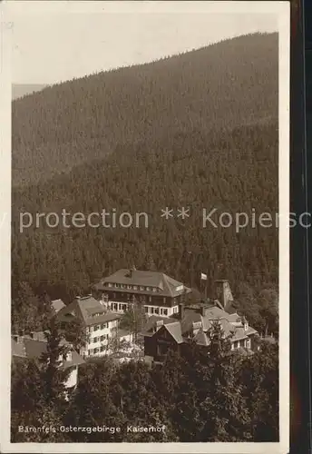 Baerenfels Erzgebirge Kaiserhof Kat. Altenberg