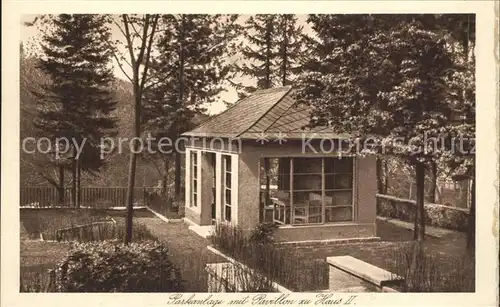 Baerenfels Erzgebirge Parkanlage mit Pavillon zuHaus II. Kat. Altenberg