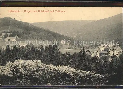 Baerenfels Erzgebirge Tellkoppe Kat. Altenberg