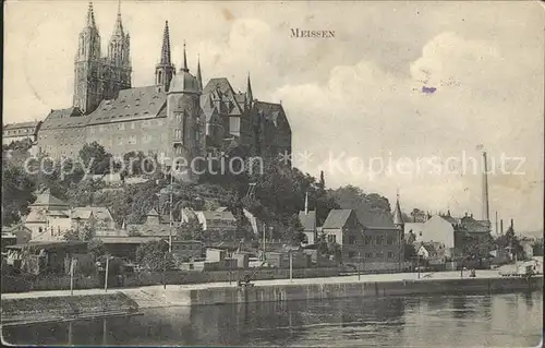 Meissen Elbe Sachsen Albrechtsburg Kat. Meissen