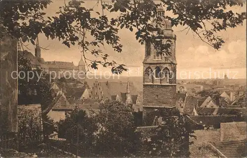 Meissen Elbe Sachsen Blick von der Landwirtschaftlichen Schule Kat. Meissen