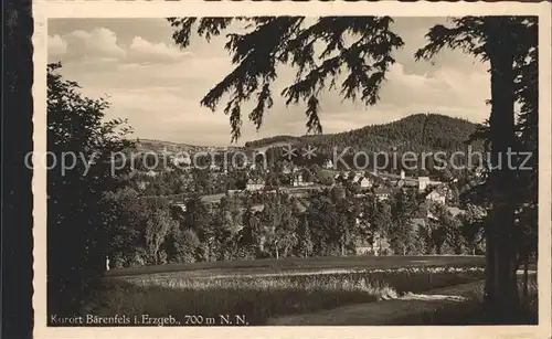 Baerenfels Erzgebirge  Kat. Altenberg