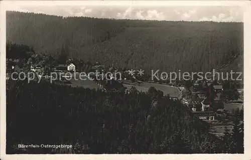 Baerenfels Erzgebirge  Kat. Altenberg