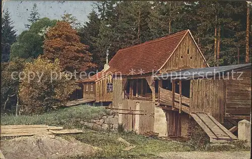 Hermsdorf Erzgebirge Herbstbild Kat. Hermsdorf Osterzgebirge