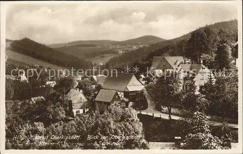 Kipsdorf Dorfansicht Kat. Altenberg