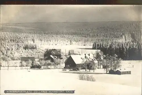 Hermsdorf Erzgebirge Zollhaus Kat. Hermsdorf Osterzgebirge