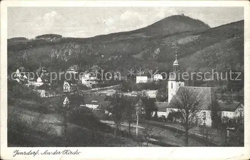 Jonsdorf An der Kirche Kat. Kurort Jonsdorf