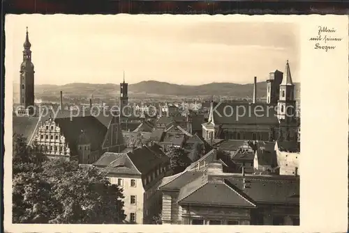 Zittau Klosterkirche Rathaus Johanniskirche Kat. Zittau