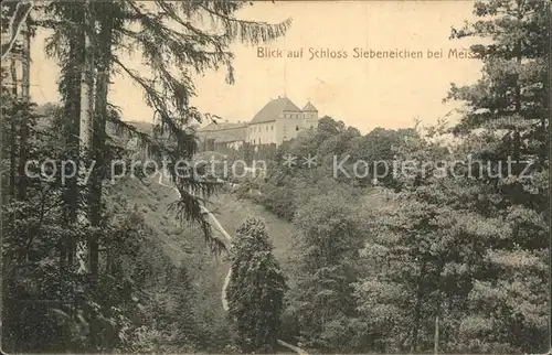 Meissen Elbe Sachsen Schloss Siebeneichen Kat. Meissen