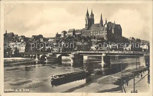 Meissen Elbe Sachsen Partie an der Elbe Kat. Meissen