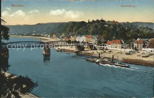 Meissen Elbe Sachsen Martinsberg Kat. Meissen