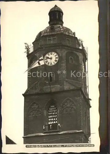 Meissen Elbe Sachsen Frauenkirche Kat. Meissen