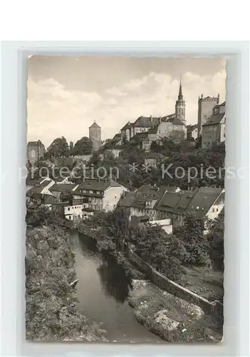 Bautzen Blick vom Spreeufer Kat. Bautzen