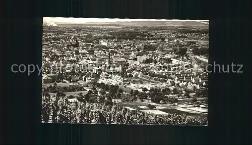 Heilbronn Neckar Panorama Blick vom Wartberg Kat. Heilbronn