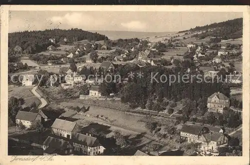 Jonsdorf Panorama Lausitzer Gebirge Silesia Karte Nr 2010 Kat. Kurort Jonsdorf