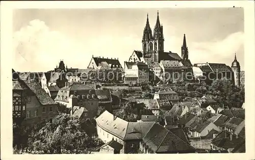 Meissen Elbe Sachsen Albrechtsburg Kat. Meissen