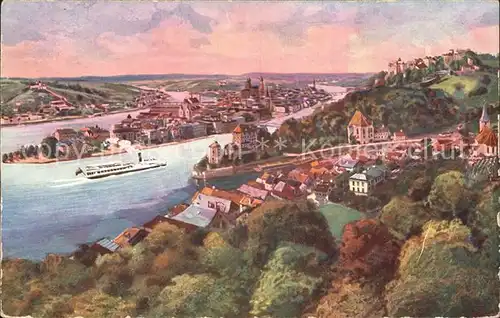 Passau Totalansicht Kat. Passau