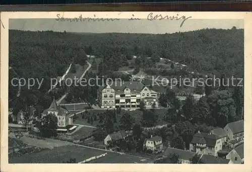 Coswig Sachsen Sanatorium der Landesversicherungsanstalt Kat. Coswig